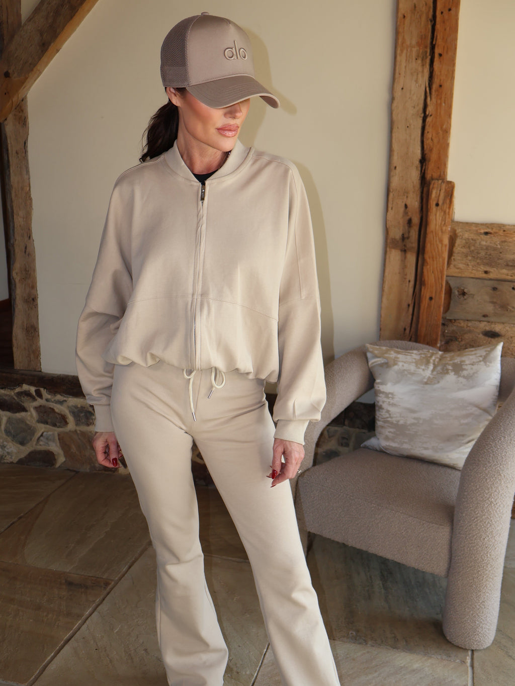 Oversized Bubble Hem Lounge  Set